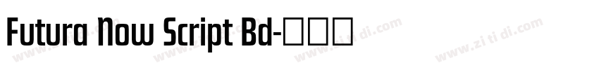 Futura Now Script Bd字体转换 Futura Now Script Bd字体转换